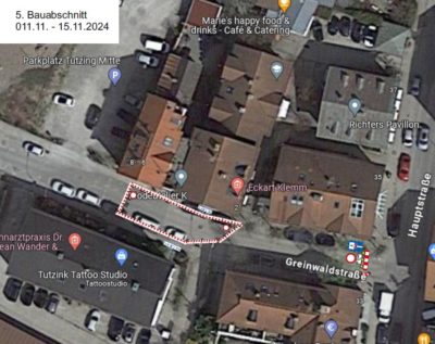 Vollsperrung der Greinwaldstraße im Bereich Hausnummer 2 und 4 muss nochmal bis zum 20.11.2024 verlängert 1